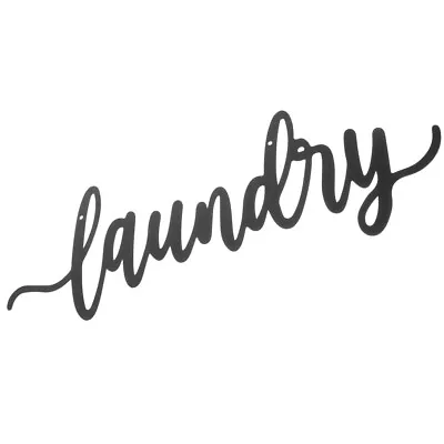  Laundry Room Sign Wall Letter Wash Letters Wrought Iron The • £13.99