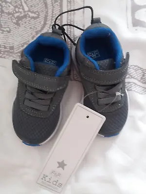 Brand New With Tags F&F At Tesco Baby Boy / Toddler Trainers Size 3 • £5