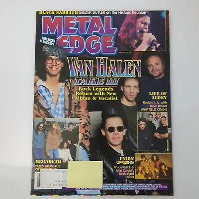 Metal Edge May 1998 Metallica Black Sabbath Megadeth Pantera Van Halen Posters • $17.13