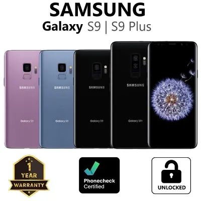 Samsung Galaxy S9 & S9+ Plus 64GB Carrier Unlocked For Verizon T-Mobile And ATT • $102.99