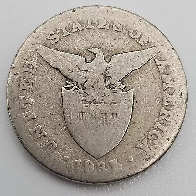 1935-M 5 Centavos AG Philippines US Manila Mint Copper-Nickel Coin Five USA • $1.99