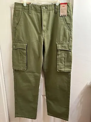 Levis Ace Cargos Green Pants Mens Size 32X30 NWT • $54.99