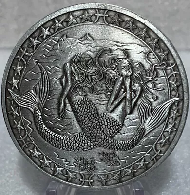 * Constellation Zodiac Astrology | Pisces | Silver Plated Commemorative Coin • $7.95