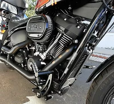 Black Aluminum Forward Controls 2018-2023 Softail Street Bob FXBB Low Rider FXLR • $193.88