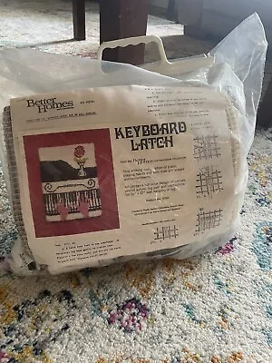 Vintage Better Homes And Gardens Keyboard Latch Hook Kit Piano Rug Wall Hanging  • $75
