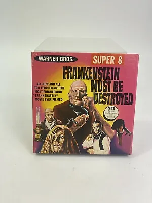 Frankenstein Must Be Destroyed Super 8mm #564 1970 Warner Bros Ken Films Superb • $34