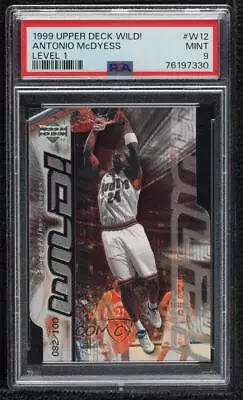 1999-00 Upper Deck Wild! Level 1 /100 Antonio McDyess #W12 PSA 9 MINT • $55.67