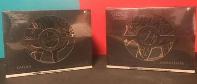$150 • Buy ETB BUNDLE: Pokemon Sword & Shield Elite Trainer Box Plus Zacian AND Zamazenta