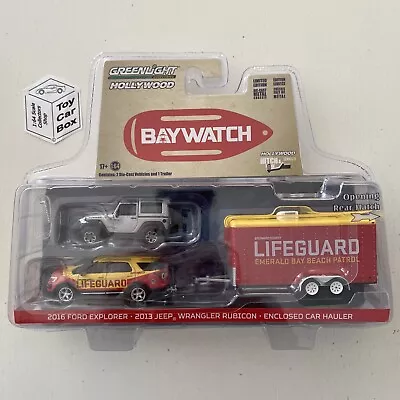 GREENLIGHT - Ford Explorer & Jeep Wrangler (BayWatch Hollywood Hitch & Tow) BG45 • $37.95