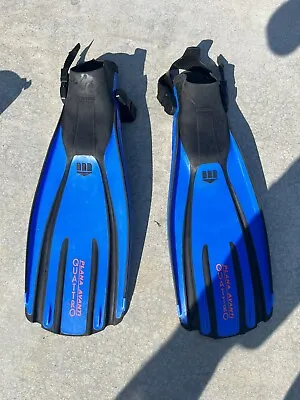 Mares Plana Avanti Quattro Scuba Diving Fins Made In Italy Size Regular  • $99.99
