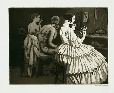 A Fine Original Etching By Dame Laura Knight Dressing Room No.2 Pencil Signed. • £855.14
