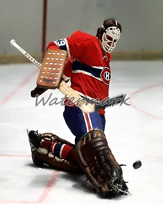 NHL 1970's Montreal Canadiens Ken Dryden Kick Save Color 8 X 10 Photo Picture • $5.99