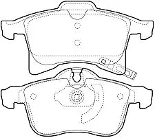 Brake Pads To Fit: Vauxhall Astra MkV With ABS Meriva Zafira MK2  • £15.99