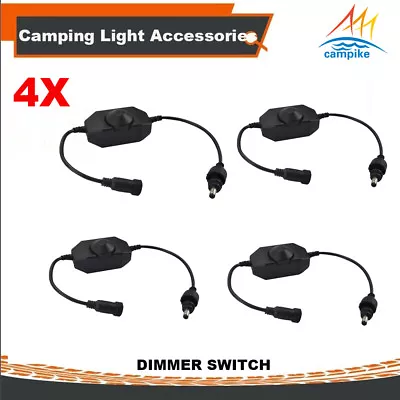4X Dimmer Switch For 12V LED Camping Light Kit Rigid Strip Bar Caravan 4WD 4X4 • $29.95