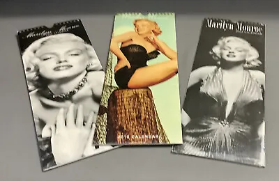 3 X Vintage MARILYN MONROE New Sealed Slimline Calendars 2005 / 2009 / 2010 • £12.95