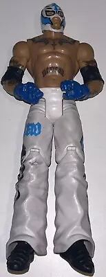 WWE Rey Mysterio Survivor Series 2010 Action Figure White Mask/Pants Blue Gloves • $0.99