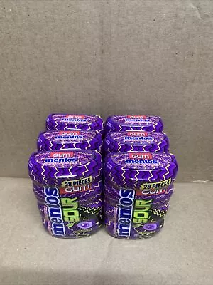 Mentos Gum Sour Grape 6 Pack/ 28 Pieces Per Cont. Exp 11/24 • $12