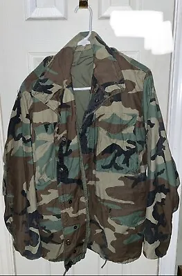 US Army/ Marines Surplus M-1965 Field Jacket M82 Camo 1986 Small Regular • $30