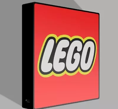 LEGO LED Illuminated Light Box Lego Kids Bedroom Lego LED Display • £69.99