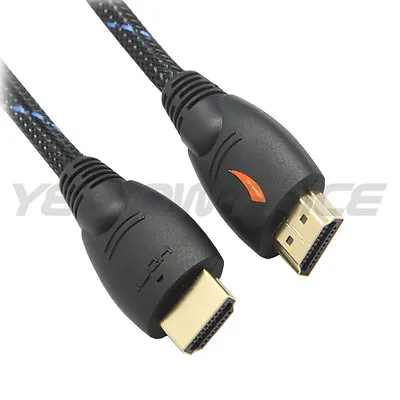 $8.88 • Buy 3M HDMI Cable 1.4 3D High Speed With Ethernet HEC Full HD 1080p Gold Plated 10ft