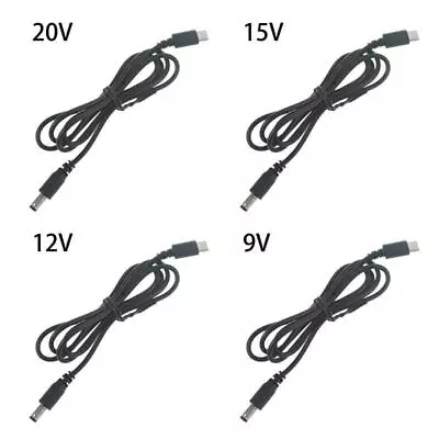 USB C PD To 9V 12V 15V 20V 5.5x2.1mm Power Supply Cable For Router Laptop LED • $8.61