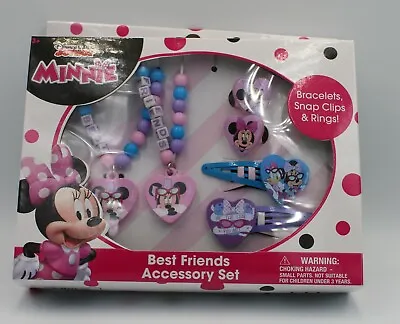 Minnie Mouse Best Friends Set Jewelry Rings Hair Clips Bracelets DISNEY • $4.50