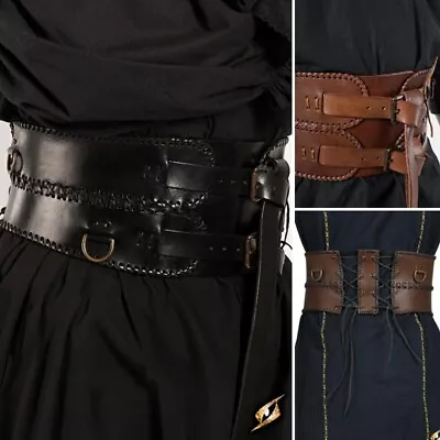 The Combat Leather Broad Belt - Perfect For Stage Costume & LARP - 2 Colours • £100