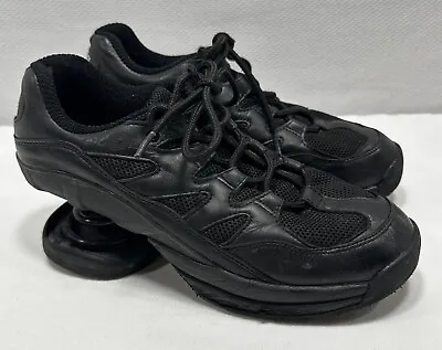 $44.85 • Buy Z-Coil Shoes Womens Size 9 Classic Black Leather & Mesh Sneakers Shoes - Read