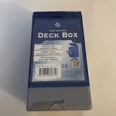 Customizable Deck Box - Blue Fantasy Flight Supply Deck Box BRAND NEW • $14.39