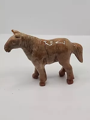 Vintage Chinese Carved Stone Horse Pony Sculpture  • $10