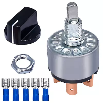 Rotary Switch 4 Position 3 Speed Fan Switch 12A 250V/16A 125V Metal Fan Heater S • $14.70