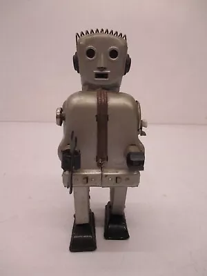 Vtg C1950s Nomura Japan Zoomer Tin Robot Toy Battery Operated Lights Up Walks • $349.95