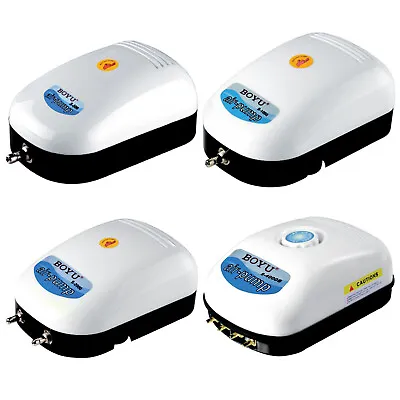 £12.05 • Buy BOYU Air Pump Adjustable Quiet Oxygen O2 Aquarium Fish Tank Outlet Hydroponics