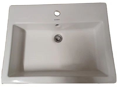 £15 • Buy Ex Display Duravit Vero 600mm X 460mm Countertop Or Wall Hung Rectangular Basin