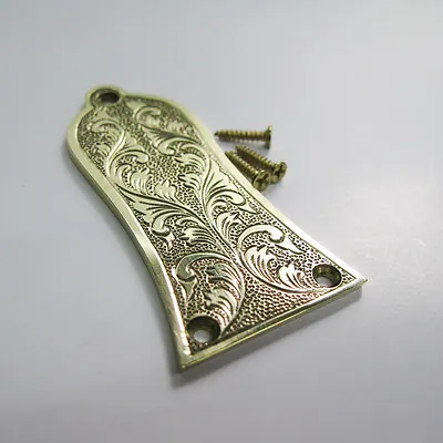 Classical Grass Pattern Handmade Brass Truss Rod Cover Fits Most Epiphone Guitar • $35