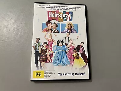 Hairspray Live DVD 2016 Musical Ariana Grande Jennifer Hudson Martin Short R4 • £9.28