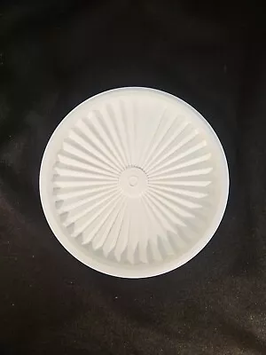 Vtg TUPPERWARE 808 Servalier Replacement Seal Lid WHITE 6.5 GUC  • $9.78