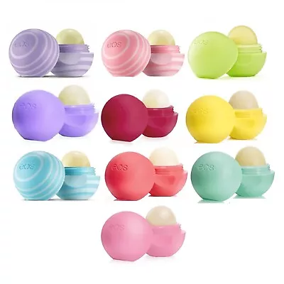 Eos 7g Evolution Of Smooth Natural Lip Balm Spheres Choose From Over 10 Flavours • $10.95