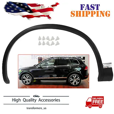 For VW Touareg 2011-18 Front LH Driver Fender Wheel Flare Arch Molding Cover • $98.99