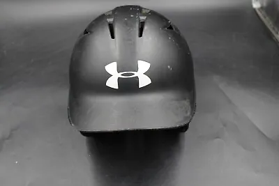 Under Armour Baseball Batting Helmet Matte Black Size 6.5 - 7.5 UABH2-100 Youth • $20