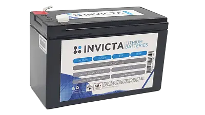 INVICTA SNL12V9S 12V 9AH Lithium LiFePO4 Deep Cycle Battery • $159.50