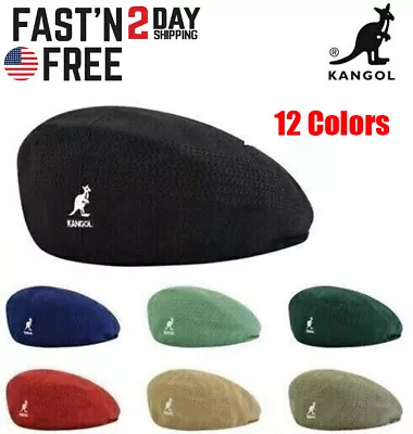 Kangol Breathable Beret Hat Summer Newsboy Woven Flat Caps Casual Men Women USA • $5.99