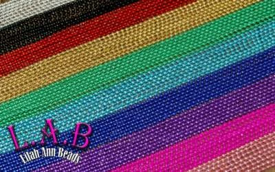 $3.99 • Buy 1.5mm Colorized Iron Ball Chain -By The Yard - Perfect Size For Boho Bead Making