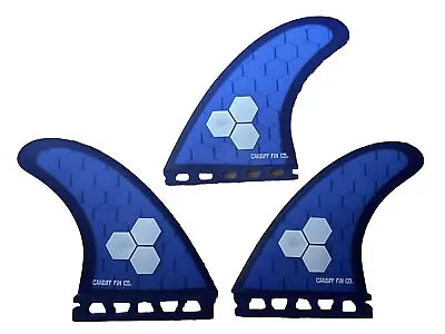 Cardiff Fin Co M9 X Large Tri Fin Set Large HC Blue  Fits Fut • $45