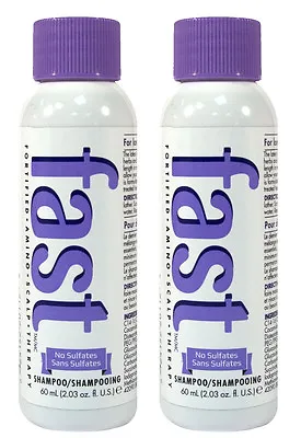 FAST Hair Growth Shampoo Trial Travel Sizes FOR FASTER GROWING LONGER HAIR X2 • £14.99