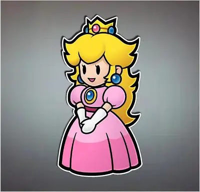 Nintendo NES Super Mario Bro's Princess Peach 4  Vinyl Decal Sticker Emblem • $4.99