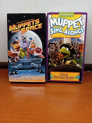 Vhs Muppets From Space & Muppet Sing Along • $5