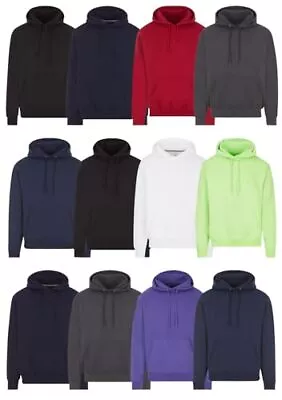 BILLIONHATS 12 & 24  Pack Unisex Hoodies Cotton Blend Wholesale Bulk Sweatshirts • $157.92