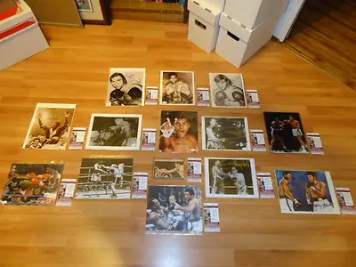 Muhammad Ali Autographed 8 X 10 Collection All Jsa Coa 14 Signed Boxing Photos • $1495