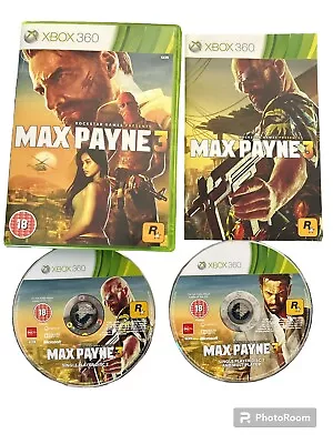 XBOX 360 | MAX PAYNE 3 | Microsoft Game | Complete | Tested | Free Fast Post • $23